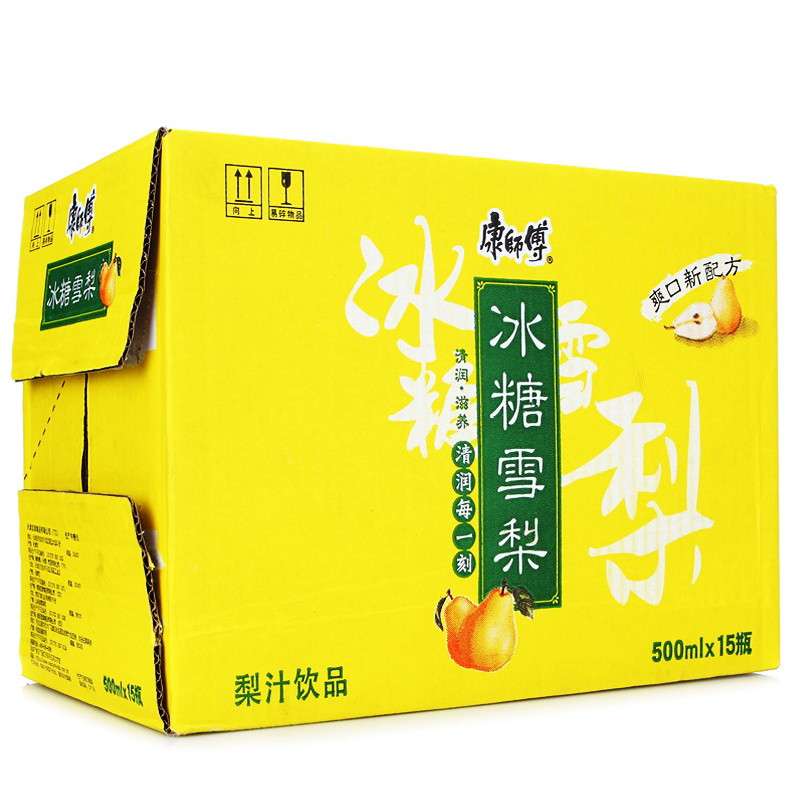 康师傅饮料 冰糖雪梨 500ml*15瓶 整箱