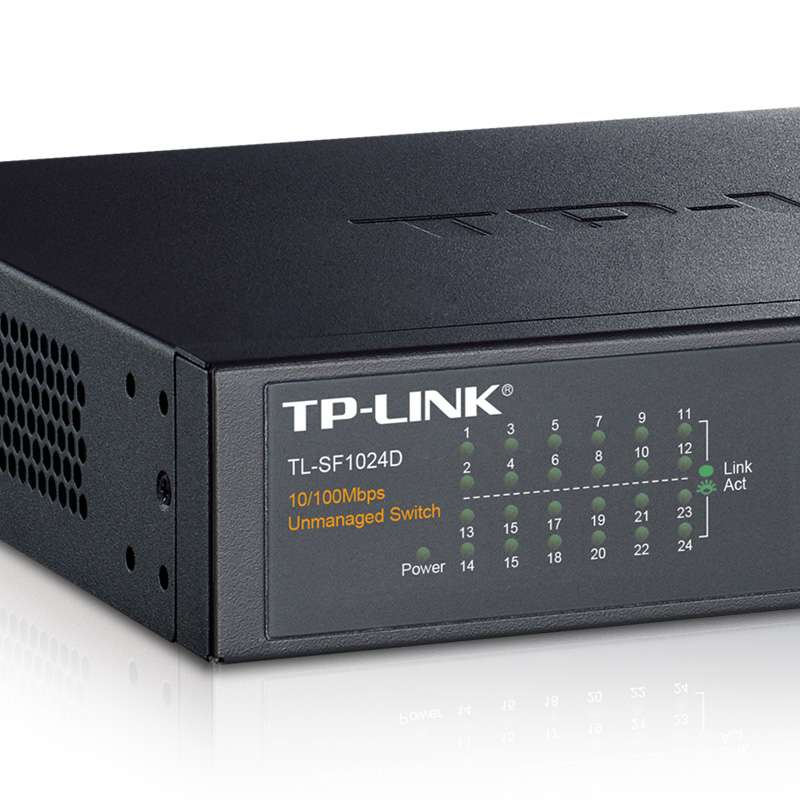 TP-LINK TL-SF1024D 24口交换机 桌面交换机 网络 交换机24 百兆