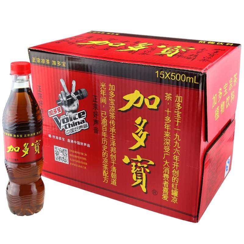 加多宝凉茶500ml*15/箱 让更多人喝的凉茶 天然健康