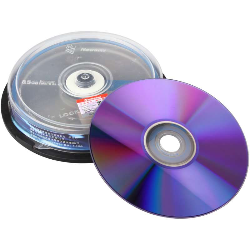 纽曼（Newsmy）DVD+R DL 8速 8.5G 光盘单面双层系列 桶装10片 刻录盘