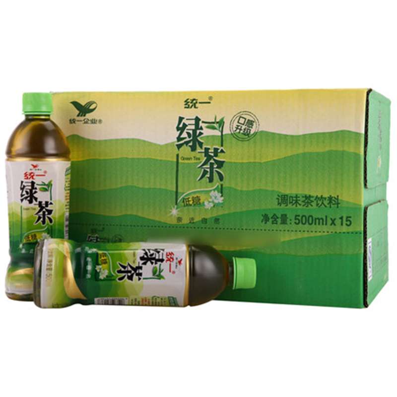 统一绿茶 500ml*15瓶 嫩茶味才是好茶味 亲近自然