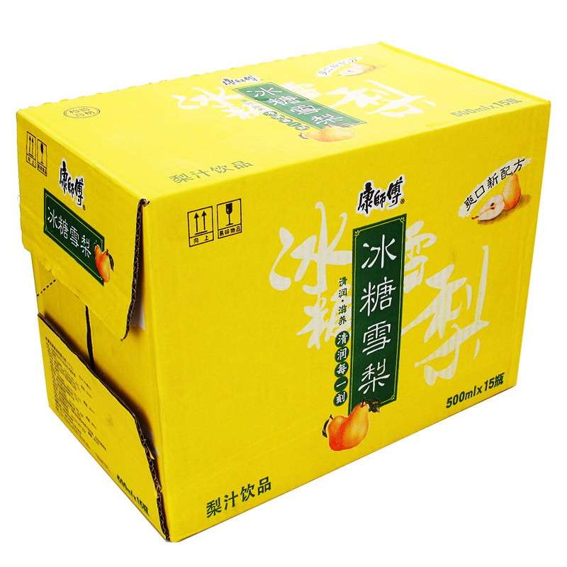 康师傅饮料 冰糖雪梨 500ml*15瓶 整箱