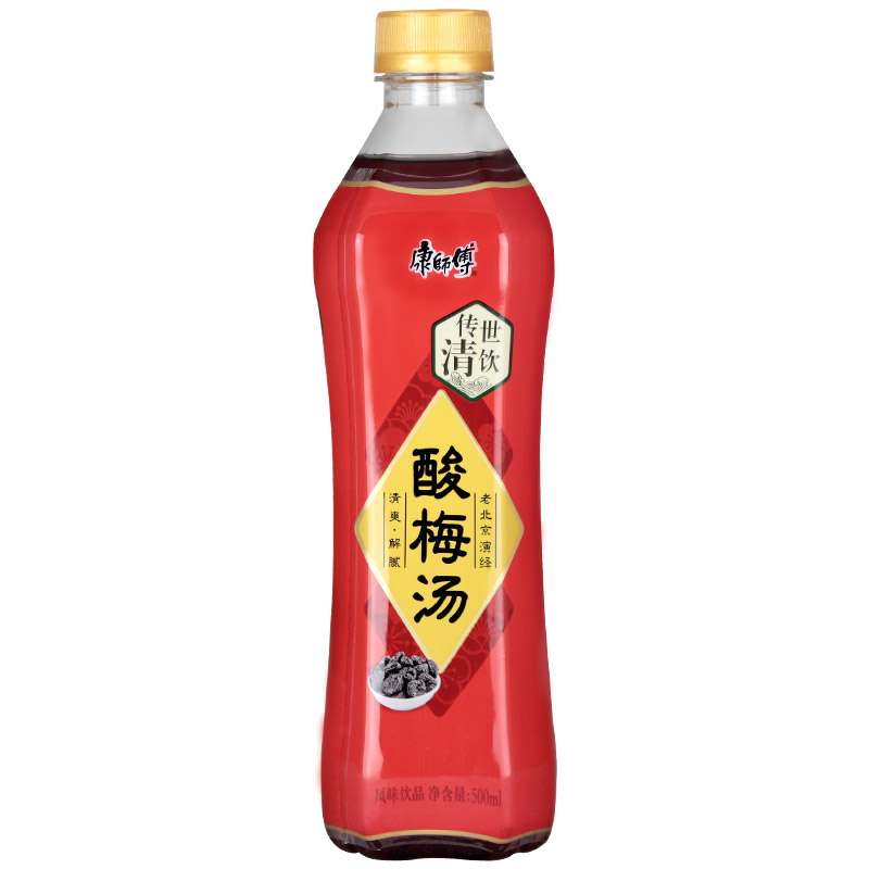 康师傅陈皮酸梅汤 500ml *15瓶 整箱